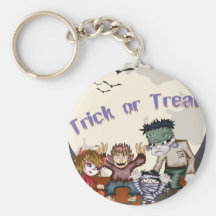 Halloween trick or treat schlüsselband