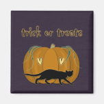 Halloween' trick or treats goodies fridge magnet