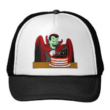 Halloween Vampire Birthday Gift Trucker Hats