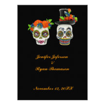 halloween wedding Invitation
