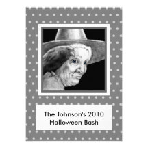 Halloween Witch Party Invitation