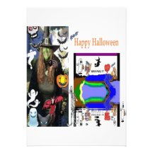 Halloween Witch Party Invitations