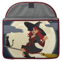 Halloween Witch Sleeves For MacBook Pro