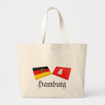 Hamburg, Germany Flag Tiles Bag