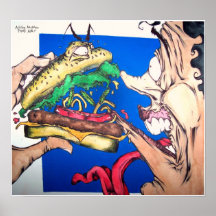 Hamburger Attacks Posters