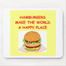 hamburgers mouse pads