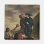 Hamlet and Horatio in the Cemetery Magnets