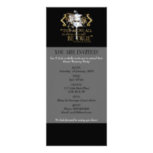 Hamlet "own self be true" Quote (Gold Version) Personalised Invitation