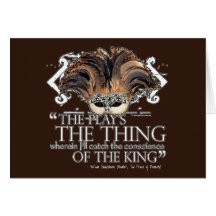 Hamlet Play Quote Greeting Cards