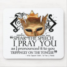 Hamlet "Speak the speech ..." Mousemat