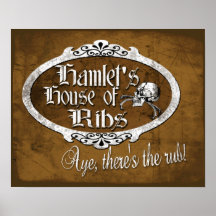 Hamlet's House of Ribs Posters