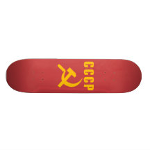 hammer and sickle cccp ussr skateboards