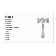 Hammer Films Text-Created Hammer Business Card