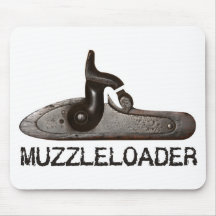 Hammer of muzzle loader, a black powder rifle mouse mats