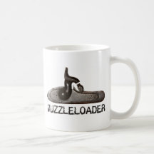 Hammer of muzzle loader, a black powder rifle coffee mug