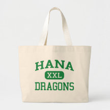 Hana - Dragons - Hana High School - Hana Hawaii Tote Bags