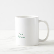 Hana Waikini Three Bears falls, Hana Highway Coffee Mugs