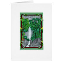Hanakapiai Water Falls Greeting Cards