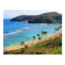 Hanauma Bay, Honolulu, Oahu, Hawaii View Post Cards