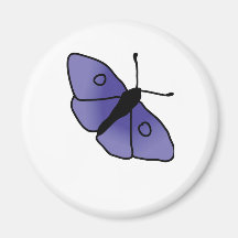 Hand Drawn Butterfly Magnets