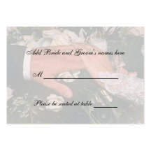 Hand In Marriage Seating Place Card Business Card Templates