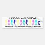 HAND-T0-HAND COMBAT... BUMPER STICKER