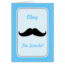 Handlebar Moustache Cards
