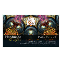 Handmade Crafts Jewellery Art w/ Logo Business car Business Card Templates