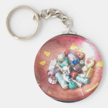Handmade Glass Beads Keychains