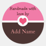 "Handmade with Love" Gift Sticker
