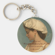 HANDMAID OF THE LORD KEYCHAIN