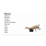 Hands and knees with wrench and toolbox business card template