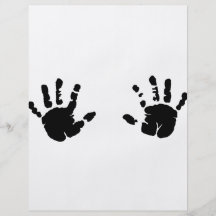 hands flyer design