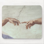 Hands of God and Adam Mouse Pad