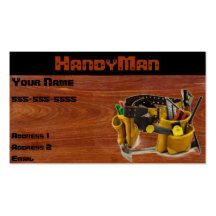 Handy man business card