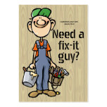 Handyman Fix-It Carpenter Painter Job Search Earn Business Card Template