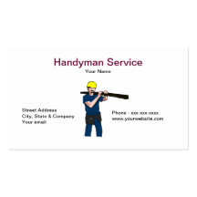Handyman Service Business Card