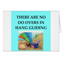 HANG gliding Greeting Cards