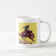 Hang On Cowboy Coffee Mugs