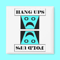 Hang Ups/Fold Ups - Laundry magnets