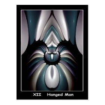 Hanged Man Tarot Card Postcards