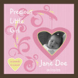 Hanging Heart Girl Scrapbook Page posters
