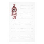 Hanging Teddy Red Stationery Paper
