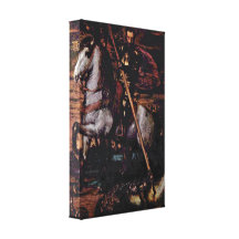 Hans von Marees - dragon slayer Gallery Wrapped Canvas