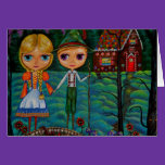Hansel and Gretel Dolls Gingerbread House cards