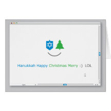 Hanukkah/Christmas LOL Card