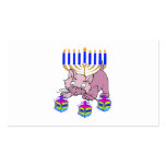 Hanukkah Kitty Business Card Template