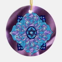 Hanukkah Mandela Christmas Tree Ornament
