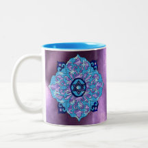 Hanukkah Mandela Coffee Mugs
