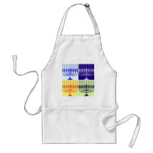 Hanukkah Menorah Aprons